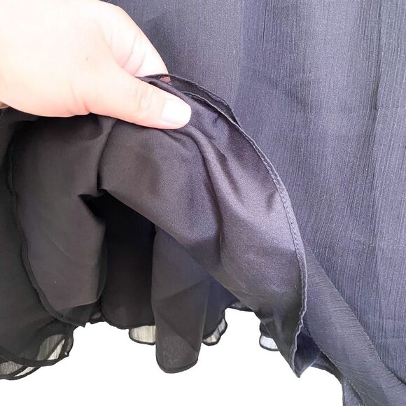 Ivy City Co Do Re Medi Black Sleeve Midi Bodice Dress Size Medium - Picture 6 of 7